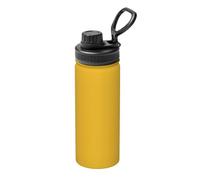 Solid color gold 18OZ sports thermos bottle, stainless steel, full print, suitable for outdoor, commuting, camping stool