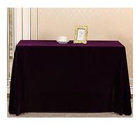 Solid Color Gold Velvet Rectangular Tablecloth,Thicken Wrinkle-resistant Table Cloth,Washable Heavy Weight Table Cover-P 160x160cm(63x63inch)