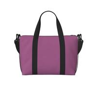 Solid Color Grape Red Hand Travel Bag. For Men And Women. Durable Material And Stylish Design, Suitable For Business And Leisure Travel.