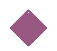 Solid Color Grape Red Pattern Car Air Fresheners 4 Pcs Square Hanging Aromatherapy Tablets Scented Fresheners For Bedroom Bathroom