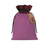 Solid color grape red Two Color Drawstring Gift Bag M Beautiful Convenient Suitable For Christmas Birthdays