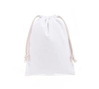 Solid Color Jewelry Drawstring Bag Cotton Tote Organizer Handbag Grocery Shopping Portable Foldable Travel Storage Cloth for Jewelry DIY Craft(Color1,10pcs,18x25cm)