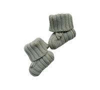 Solid Color Knitted Baby Socks Newborns Boys Girls Socks First Time Walking Shoes Soft & Breathable Footwear 0-6M Adjustable Straps Infant Knitted Booties