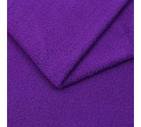 Solid Color Knitted Polar Fleece Fabric 50x160cm,Plush Fleece Upholstery Fabric by The Metre,Ideal for DIY Craft Handmade Toy Throw Blanket (Dark Purple)