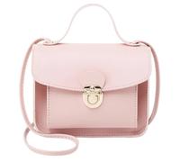 Solid Color Leather Crossbody Bags for Women Travel Handbag Simple Shoulder Simple Ladies Cross Body Bags
