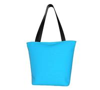 Solid color light blue Women's shoulder handbag, crossbody shoulder bag, weekend travel shopping shoulder bag