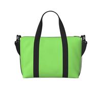 Solid Color Light Green 40L Travel Duffle Bag, with Adjustable Strap, Ideal for Gym, Sports, Fishing, Hunting,Trip
