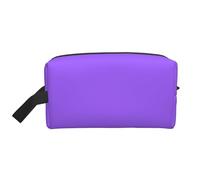 Solid Color Light Purple Multifunctional Travel Toiletry Bag Daily and Fitness Storage Bag for Cosmetics Stationery and More
