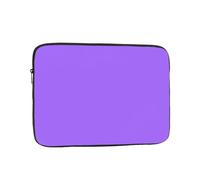 Solid Color Light Purple Patterned Laptop Sleeve 12 Inch Shockproof for Slim Protective Notebook Computer Bag Briefcase