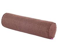 Solid Color Long Bolster Pillow - Cotton Linen Neck Support Pillowcase Washable Feather-Filled Cushion for Home Bed Sofa Foot & Leg Rest 415 * 45cm