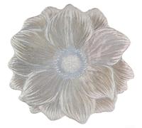 Solid Color Lotus Table Mat 38cm Oilproof Washable(Golden) | Waterproof and oilproof for surface, wipes clean easily, stain resistant, for ideal for messy meals, gold silver colors