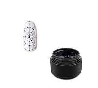 Solid Color/Luminous/Bling Glitter Disco Spider Gel - 21 Colors Nail Art Wire Drawing for Line Pulling - New Upgraded Matrix With Paint (Solid Spider, 001#Black)