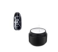 Solid Color/Luminous/Bling Glitter Disco Spider Gel,21 Colors Nail Art Wire Drawing Gel for Line Pulling,New Upgraded Matrix Gel with Gel Paint (Solid Color Spider Gel, 002#White)