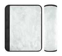 Solid Color Mint Cream Pure White Plain 2 Pack Belt Strap Cover Release Stress to Your Neck and Shoulders for Backpack accesorios para carro