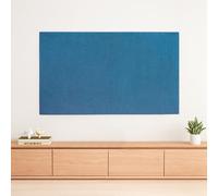 Solid Color Modern Simple Stretch Fabric TV Display Protector Dust Cover with Elastic, LCD TV Screen Protector Universal 37-100 Inch Dustproof Decorative Cover- Blue|| 60-69inch