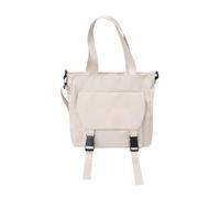 Solid Color Nylon Backpack for Students Versatile School and Travel Crossbody Shoulder Bag for Ladies and Men