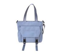 Solid Color Nylon Backpack for Students Versatile School and Travel Crossbody Shoulder Bag for Ladies and Men Stylish Backpack