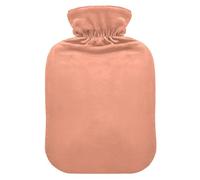 Solid Color of Flesh Pink hot Waterbottle with Soft Cover, 2L hot compresses for The Body for Tummy Warmer, Hand Feet Warmer, bolsas para agua Caliente