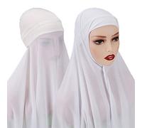 Solid Color Pearl Scarf for Breathable Women Stylish Soft Hijab Long Scarf Wrap Scarves Daily Fittings