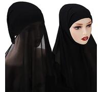 Solid Color Pearl Scarf for Breathable Women Stylish Soft Hijab Long Scarf Wrap Scarves Daily Fittings