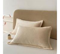 Solid Color Pillowcase Supreme Softness Cozy Perfect for a Restful Sleep,C1,50x70cmx2
