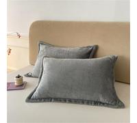 Solid Color Pillowcase Supreme Softness Cozy Perfect for a Restful Sleep,C2,50x70cmx2
