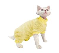 Solid Color Pullover Sweatshirt For Small To Large Cats Windproof For Winter Outdoor Kitten Christmas Clothing
