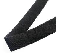 Solid Color Pure Rib Mercerized Cotton Fabric for Collar Cuffs Hem Bottom DIY Quilting Cloth Accessories Sewing for Cuffs(Black 110x3cm)
