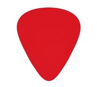 Solid color red Printed guitar picks, set of 12, three thicknesses, suitable for guitar and ukulele, as a gift