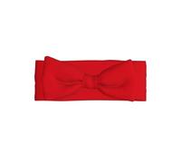 Solid color red Soft Baby Headband with Knot Bow for Infants 0-6 Months, Warm and Stylish