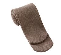 Solid Color Seamless Socks Kids Child Knitted Soccer Socks Knee High Tube Socks Toddler Girls Socks Cute Sport Stocking For Boys Girls Daily School Socks (Brown, 0-3 Years)