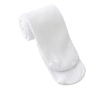 Solid Color Seamless Socks Kids Child Knitted Soccer Socks Knee High Tube Socks Toddler Girls Socks Cute Sport Stocking For Boys Girls Daily School Socks (White, 3-8 Years)