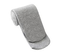 Solid Color Seamless Socks Kids Child Knitted Soccer Socks Knee High Tube Socks Toddler Girls Socks Cute Sport Stocking For Boys Girls Daily School Socks (Grey, 3-8 Years)