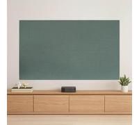 Solid Color Simple Texture Stretch Fabric TV Display Protector Dust Cover, Universal 37-100 Inch, Modern Simple LCD TV Screen Protector Dustproof Decor Cover with Elastic-Green|| 80-89inch