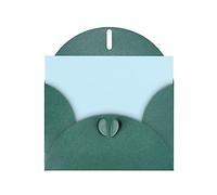 Solid Color Small Fresh Greeting Cards For All Occasions - Blank Greeting Cards With Envelopes, Holiday Cards 4x6 Inches (Horizontal) Dark Green