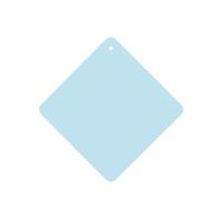 Solid Color Small Fresh Pattern Car Air Fresheners 4 Pcs Square Hanging Aromatherapy Tablets Scented Fresheners For Bedroom Bathroom