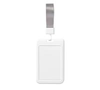 Solid Color White Card Holder Durable and Lightweight Stylish Design Suitable for Offices Hospitals and Conferences