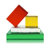 Solid Color Wrapping Paper Metallic Neutral, Gold/Silver/Red/Green Vibrant Color Grainy Gift Wrap Paper 4 Sheets for Scrapbook Birthdays Anniversary Christmas Holiday All-Occasion Gift Packing