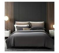 Solid Color Zipper Duvet Cover, 1000 Thread Count Long-staple Egyptian Cotton, Soft, Silky And Breathable, Universal Bedding For All Seasons (A FLAT BED SHEET_QUEEN 4PCS)