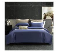 Solid Color Zipper Duvet Cover, 1000 Thread Count Long-staple Egyptian Cotton, Soft, Silky And Breathable, Universal Bedding For All Seasons (B FLAT BED SHEET_KING 4PCS)