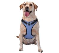 Solid color12 reflective Oxford unobstructed pet vest, easy to control handle, suitable for small, medium and large dogs
