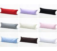 Solid Colours Long Fuchsia Bolster Pillowcase 6ft - Multipurpose, Orthopaedic, Neck, Pregnancy & Maternity Support - Extra Large Size Bolster Body Pillow Case for Super King Bed 6ft (72" x 19")