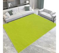 Solid Colours Rugs Living Room 160x230CM Lime Green Washable Rugs Soft Area Rugs For Bedroom Short Pile Kitchen Rug Non Shedding Floor Carpets Non Slip Rug,120 X 170 Cm