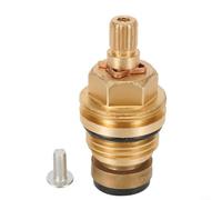 Solid Copper Compression Gland Insert Featuring 20 Teeth For Bsp Design For Traditional Washer Tap Valve Repair Yellow Color