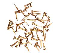 Solid Copper Cut Tacks - 15mm - Flat Head Upholstery Nails for Restoration, Boatbuilding & Craft - Rustproof, Non-Magnetic - 50g Packs