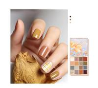 Solid Cream Gel Polish Pudding-Gel Polish 16Colors Solid Gel Manicure Paint Art Soak Off