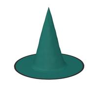 Solid dark green 1 PC Halloween Witch Hat Costume Party Hat Suitable for Stage Play Accessories