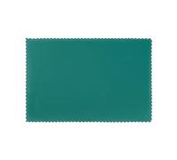Solid Dark Green Placemats for Dining Table Set of 6 - Waterproof - Wipe Clean - Heat Resistant - Anti Slip Dining Table Place Mats, Suitable for Indoor & Outdoor Use, 18â€™â€™Ã-12â€™â€™