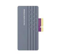 Solid Disk Adapter Card PCIe5.0 To NVMe Solid Disk Expansion Card For Faster Read/Write Speeds Stability 128Gbps Speed Aluminum Heatsink