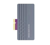 Solid Disk Adapter Card PCIe5.0 To NVMe Solid Disk Expansion Card For Faster Read/Write Speeds Stability 128Gbps Speed Aluminum Heatsink